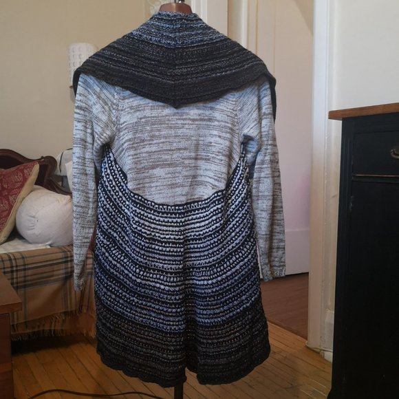 2/$40 Bianca Nygard women's open knit cardigan sweater - Picture 7 of 8
